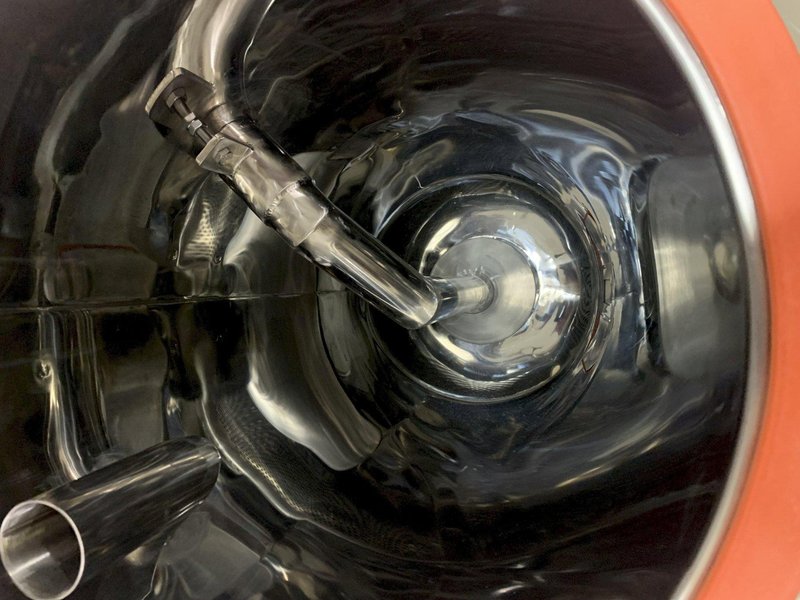 New AEC Drying Hopper, WH100, Approx. 100 lb Capacity, Insulated, Stainless Steel