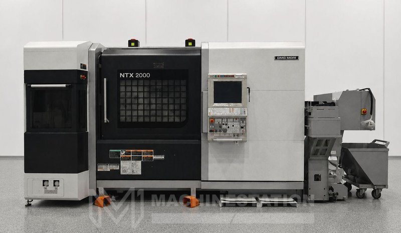 DMG Mori Seiki NTX2000/1500S Multi-Axis CNC Lathe with Milling Spindle, Lower Turret.
