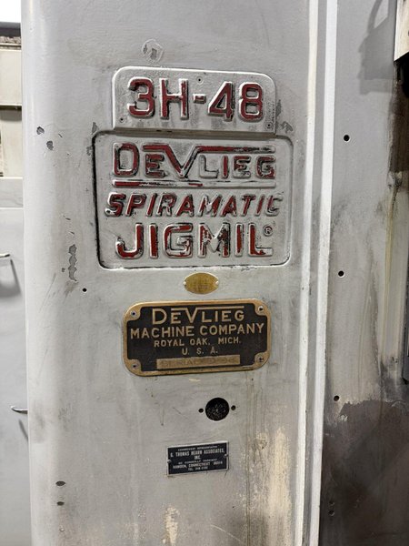 3" DEVLIEG 3H-48 SPIRAMATIC HORIZONTAL BORING MILL. STOCK # 0220426