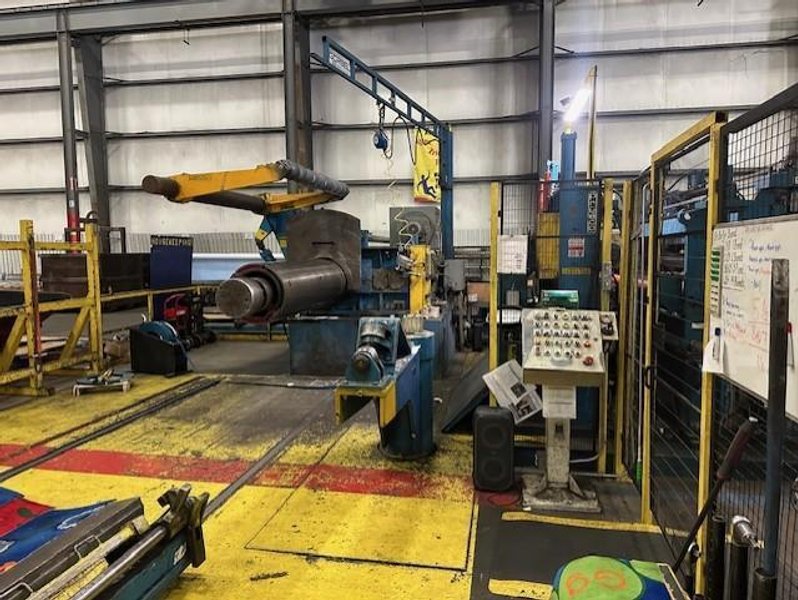 72&quot; x .250&quot; x 70,000# PRO-ECO SINGLE LOOP INJECTOR HEAD SLITTING &amp; PACKAGING LINE