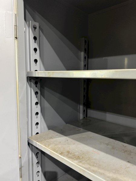 60" WIDE X 24" X 78" STRONGHOLD 2 DOOR HEAVY DUTY STORAGE CABINET: YOBRO #25390