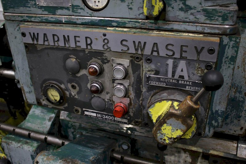 #1A WARNER &amp; SWASEY SADDLE TYPE TURRET LATHE: STOCK #73300