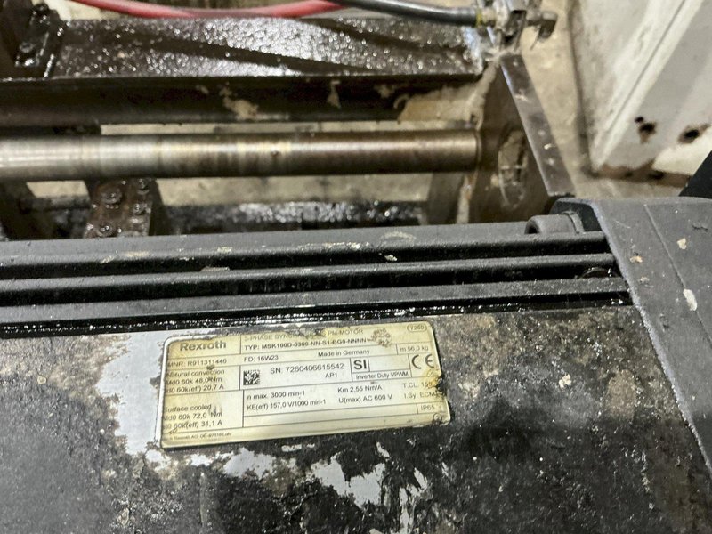 30,000 LBS X 36" PERFECTO COIL FEED LINE, COIL REEL UNCOILER &amp; STRAIGHTENER: YOBRO #24871