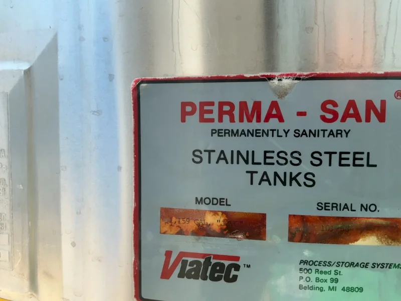 VIATEC 1159 S/S MIXING TANK