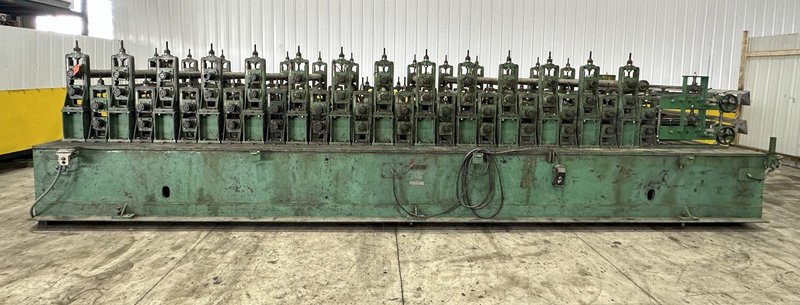 14 STAND X 3.5&quot; X 50&quot; ASC DOUBLE DECK DUAL HEIGHT PANEL ROLLFORMER: STOCK #14732