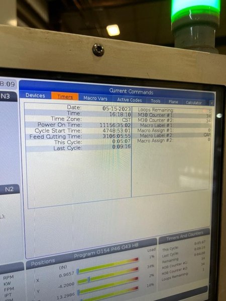 Haas EC-400 400MM HMC, 2019 – 6 Station Pallet Pool, Full 4th Axis, Tooling, 40 Taper Side Mount Tool Changer, TSC