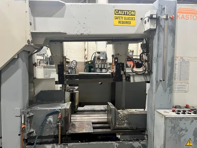 USED KASTO MODEL HBA-520 AU 20.5" X 20.5" AUTOMATIC HORIZONTAL BANDSAW, YEAR 1997