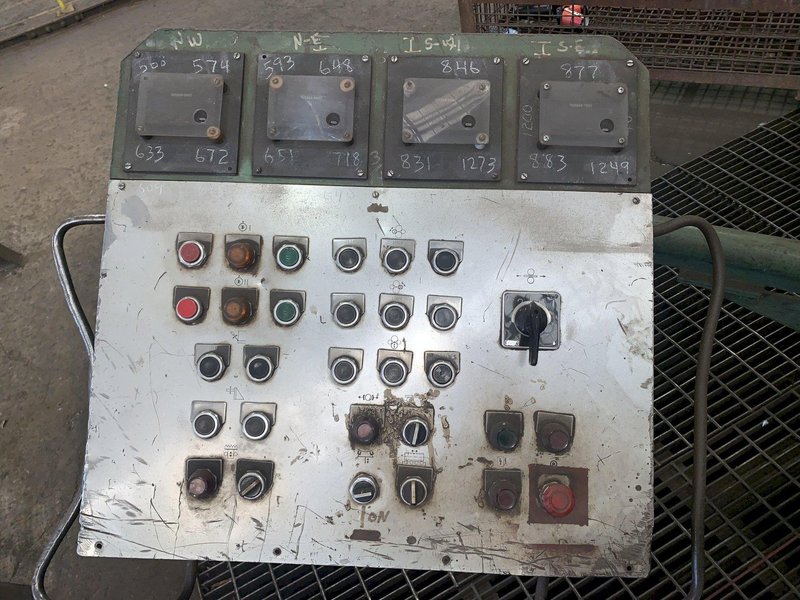 12' X 1.5" HAUSLER 4 ROLL MODEL NO. VRM12/3 HYDRAULIC PLATE BENDING ROLLS: STOCK #13390