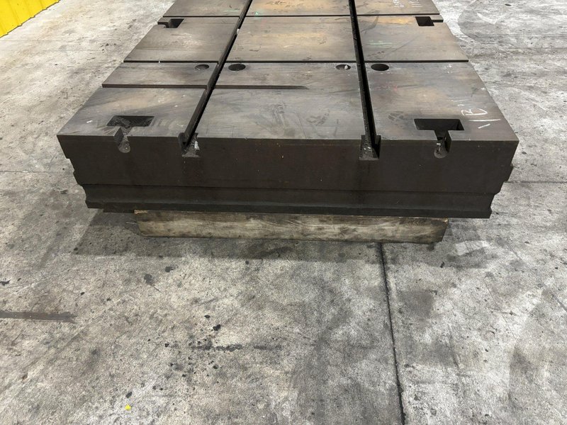 60&quot; X 90.5&quot; X 13&quot; T SLOTTED FLOOR PLATE: STOCK 11835
