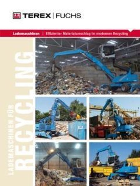 FUCHS MATERIAL HANDLER, MHL340 MAGNETIC CRANE STOCK# 3857