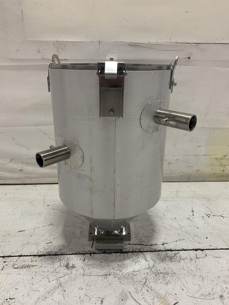 New AEC Drying Hopper, WH30, Approx. 30 lb Capacity, Insulated, Stainless Steel