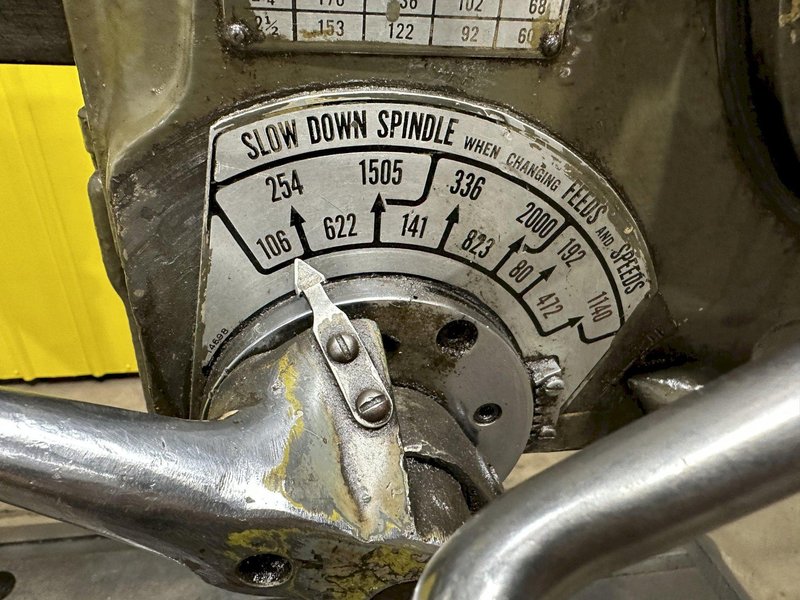 4&#039; X 11&quot; CARLTON MODEL #1A RADIAL DRILL: STOCK #19439