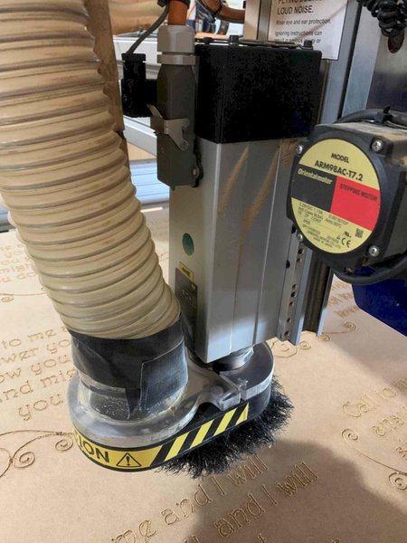 4’x8′ ShopBot PRS ALPHA CNC Router, 2015- Dust Collector