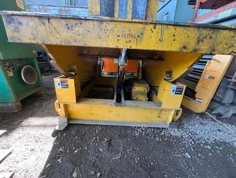 10 TON X 60&quot; X 48&quot; WEST BEND MODEL #CR2000 MOTORIZED COIL UPENDER TIPPER  STOCK# 4064