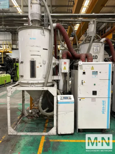 500 LB/HR MATSUI DRYER MODEL DMZ2-500 ROTARY DESICCANT DRYER MFG 2006