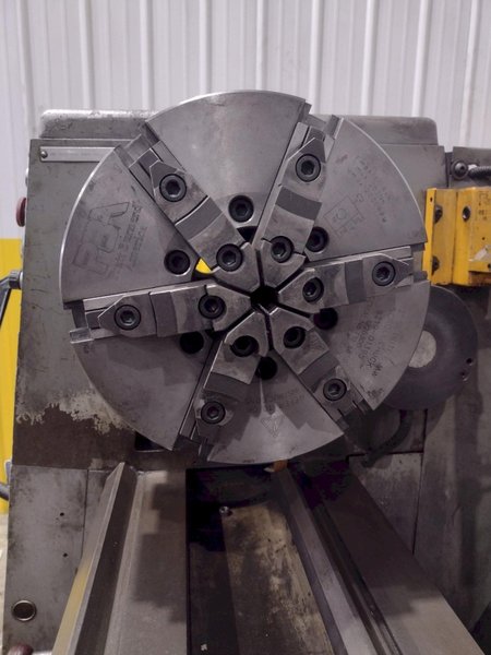 21" x 120" CLAUSING COLCHESTER MODEL #21 ENGINE LATHE 3.5" SPINDLE HOLE: YOBRO #24560