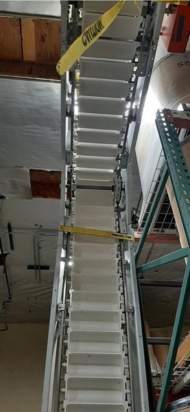 PFI 12.5′ Polycarbonate Bucket Conveyor, 2022 – Equipped with Extra Buckets