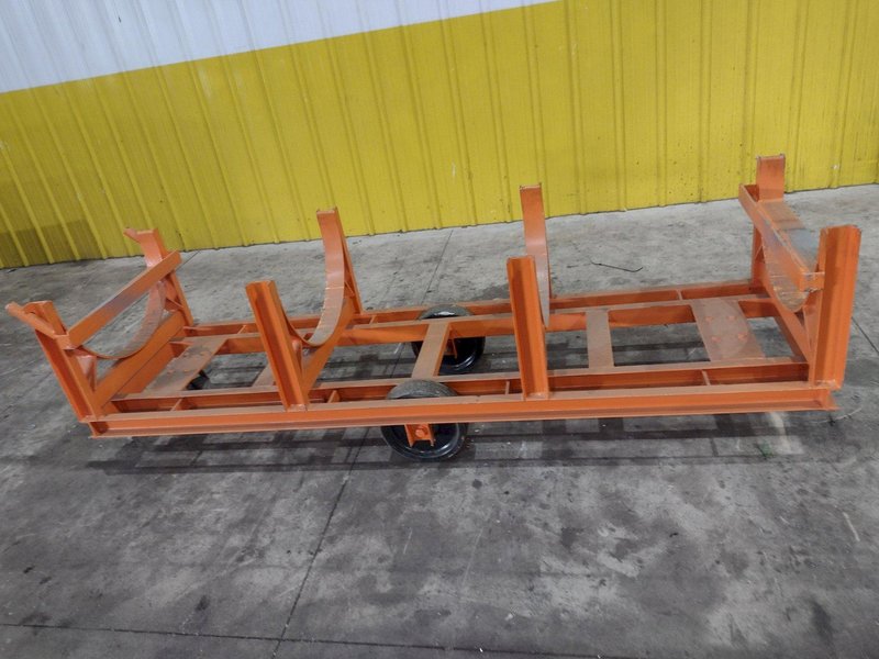 (2) 84&quot; X 28&quot; HEAVY DUTY PIPE TOW CARTS: STOCK #23689