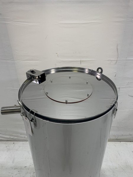 New AEC Drying Hopper, WH200, Approx. 200 lb Capacity, Insulated, Stainless Steel