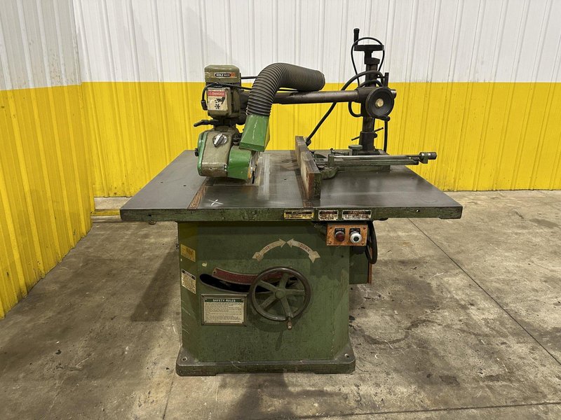 NORTHFIELD #4 POWERED TABLE SAW WITH MOTORIZED FEED ROLLS: STOCK #23080