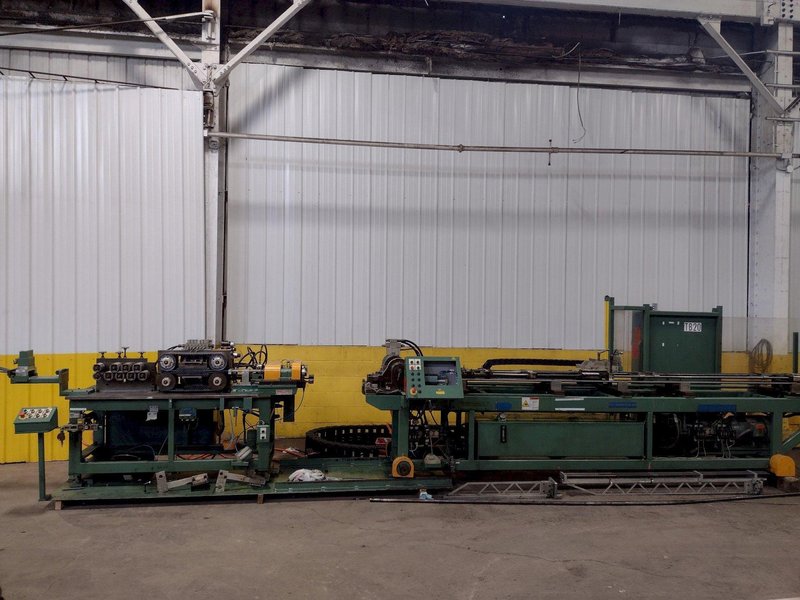 BURR OAK MODEL #VBHB RETURN TUBE BENDER &amp; MODEL #MTCO STRAIGHTENER FEEDER: STOCK #15868