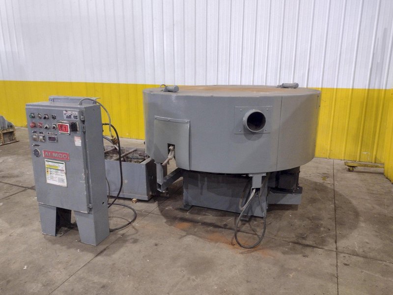 7.6 CU FT ALMCO MODEL #OR-9VLR ROTARY VIBRATORY FINISHER &amp; DEBURRER: YOBRO #25014