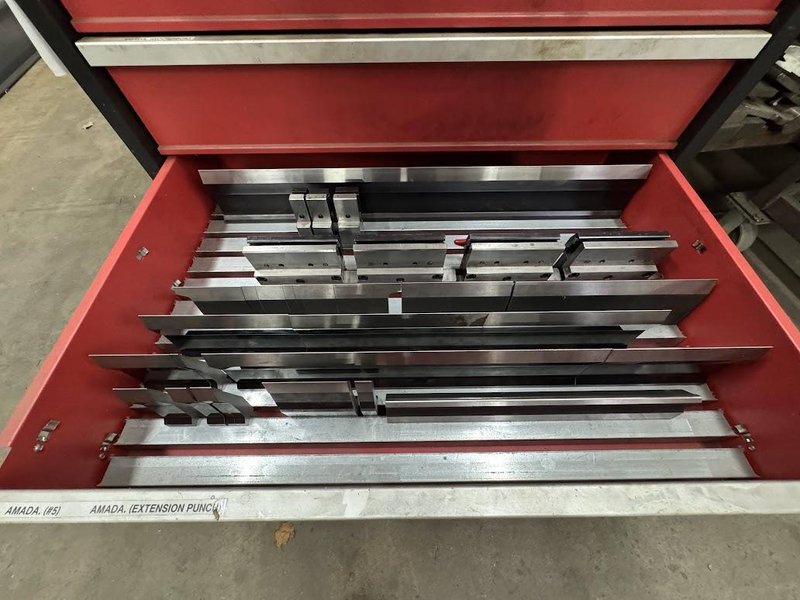 56 Ton x 7 Ft. AMADA Hydraulic Press Brake w/CNC, New 2018, Model HG5020