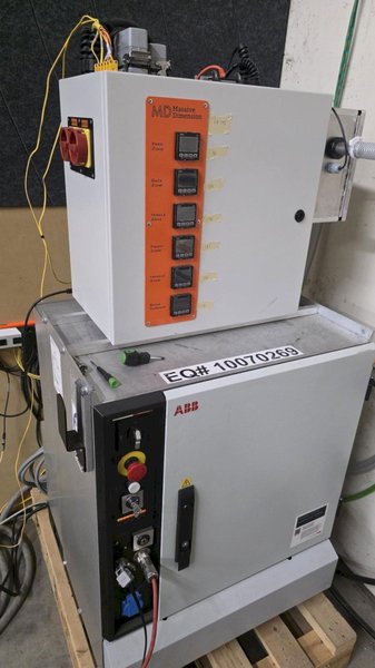 ABB IRB 4600L Robot Cell w/ MDPE‑10 Pellet Extruder, 2025 – Large Format Additive Manufacturing