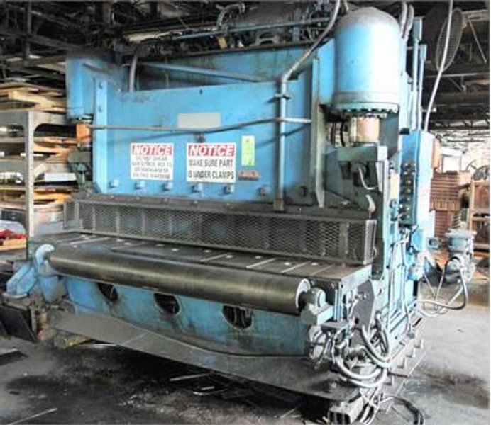 8&#039; X 1/2&#039; PACIFIC HYDRAULIC POWER SHEAR: STOCK 70412