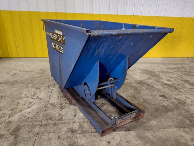 1 YARD X 6,000 LBS VESTIL MODEL #D-HOP-100-HD SELF DUMPING HOPPER: STOCK #22488