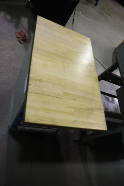 Maple Top Tool Cabinet with Saw Cutter Contents - 4 Drawer- Auction Item