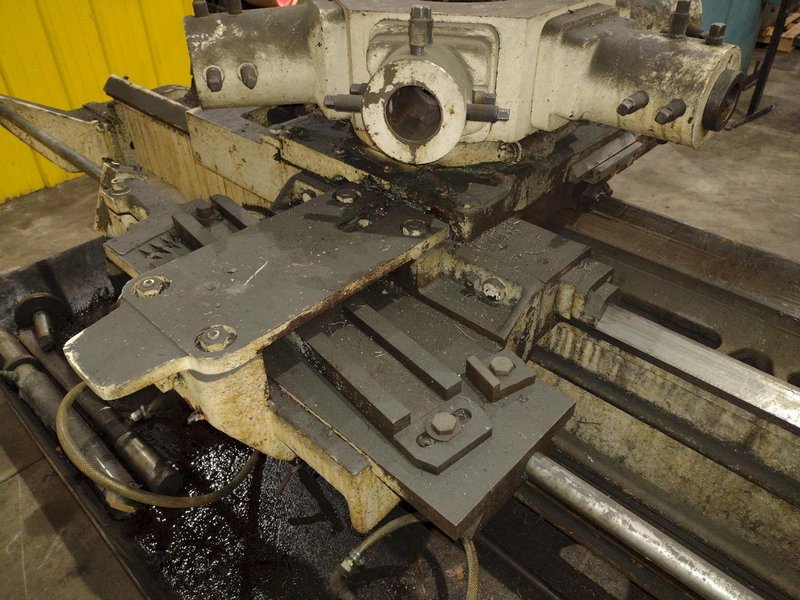 #2A WARNER &amp; SWASEY MODEL #M-3470 TURRET LATHE WITH CROSS SLIDING TURRET, " HOLE: YOBRO #24548