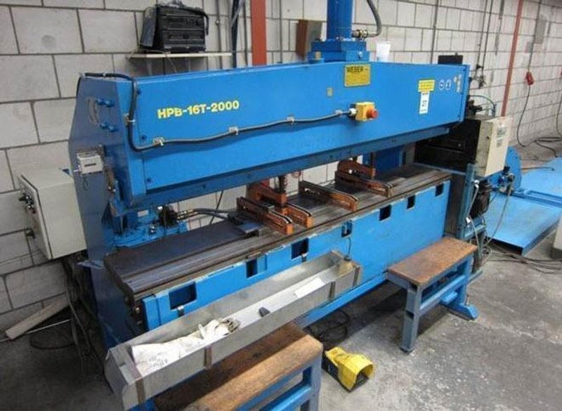 Weber HPB - 16 ton x 2000 mm