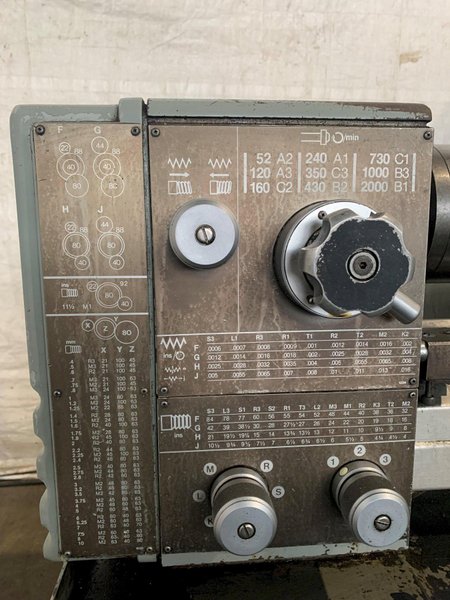 11" X 30" CLAUSING M250 ENGINE LATHE. STOCK # 0953723