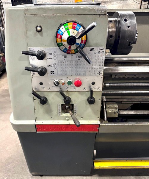 15" x 50" Clausing Colchester Lathe, Inch/mm, 2000 RPM, 7-1/2 HP