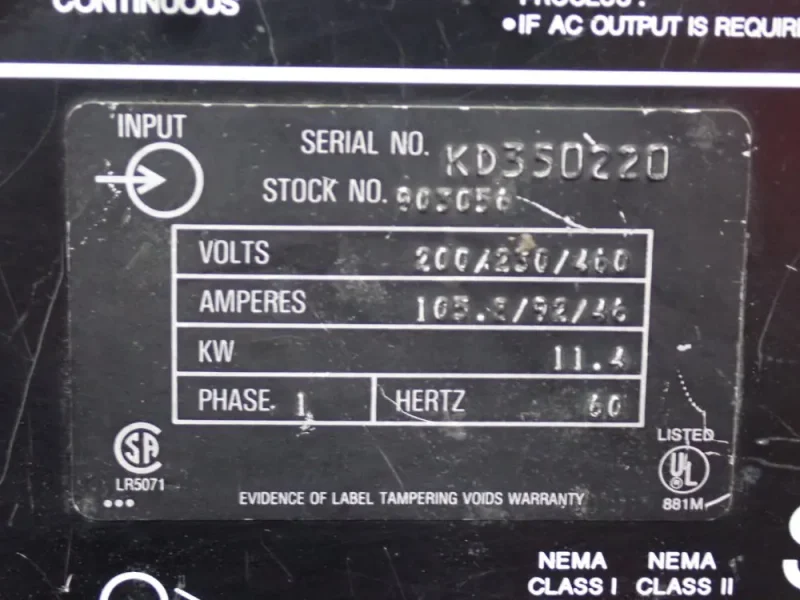 MILLER WELDING POWER SOURCE  -  SYNCROWAVE 250