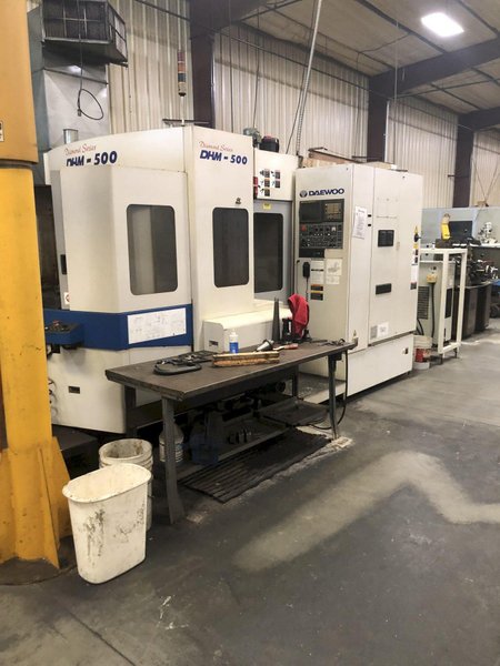 DAEWOO DOOSAN HM500 HORIZONTAL MACHINING CENTER