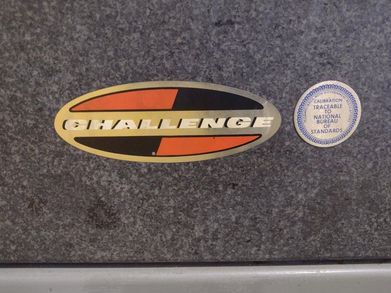 60&quot; X 36&quot; X 8&quot; CHALLENGE GRANITE TABLE: STOCK #22834