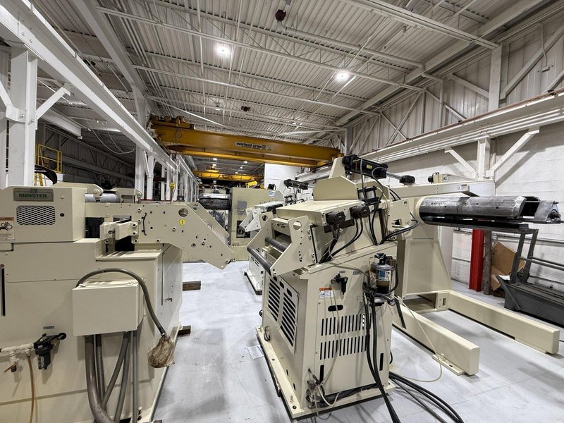 24,000 lbs. x 32&quot; Width Minster Conventional Heavy Duty Servo Coil Feed Line, Model MRH20-38S / MSH30-32-7 / MEF6-32S, Year 2007