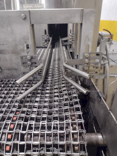 24" WIDE FPI SYSTEMS MODEL #CBW-24 STAINLESS STEEL CONVEYOR TYPER PASS-THROUGH PARTS WASHER: YOBRO #25173