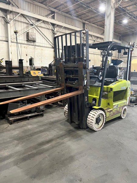 USED CLARK 6,000 LB ELECTRIC FORKLIFT MODEL ECX 30, Stock# 11017, Year: 2014