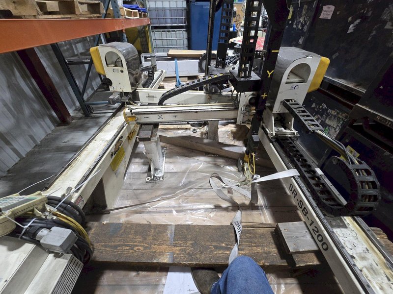 Sterling SR‑SB‑1200 Cartesian Robot – 3‑Axis Handling Cell with Controller &amp; Teach Pendant