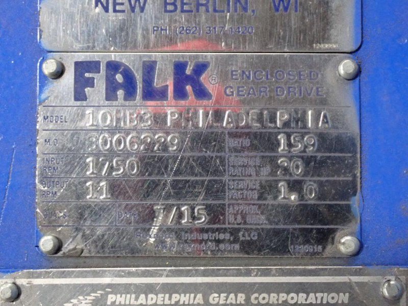 PHILADELPHIA 20 HP GEAR DRIVE  -  10 HB3 PHILADELPHIA