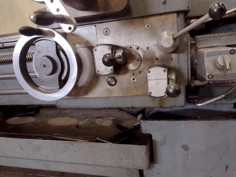 32" X 168" SUMMIT GAP BED ENGINE LATHE, 3-1/8" HOLE: STOCK 22662