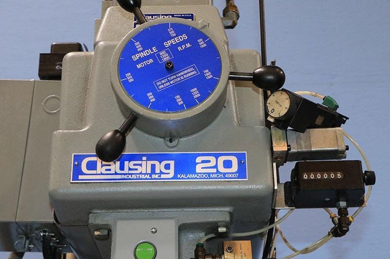20&quot; CLAUSING VARIABLE SPEED DRILL PRESS 
w/ PRODUCTION TABLE MODEL: 2287