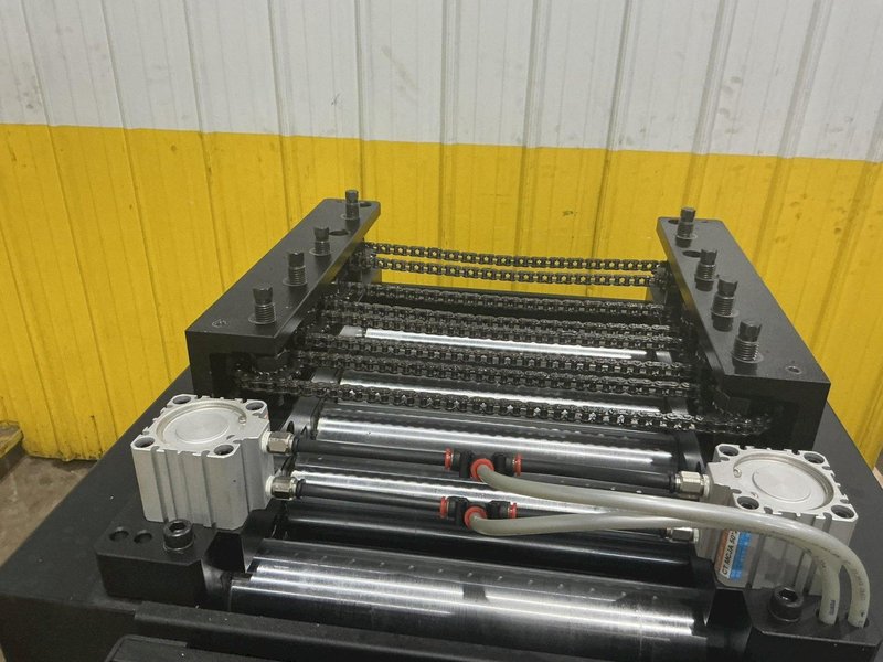 12" X .125" PA INDUSTRIES MODEL #SS127 MOTORIZED 7 ROLL COIL STRIP STRAIGHTENER : YOBRO #25104
