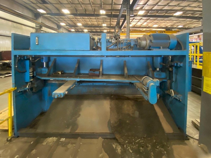 1/2″ x 10′ GMS GMV 3013 Hydraulic Guillotine Shear, 2002 – Backgauge