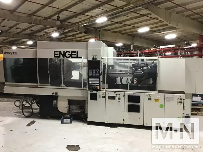 165 TON 8.2 OZ ENGEL MODEL VC650/165 TECH INJECTION MOLDING MACHINE MFG 2008