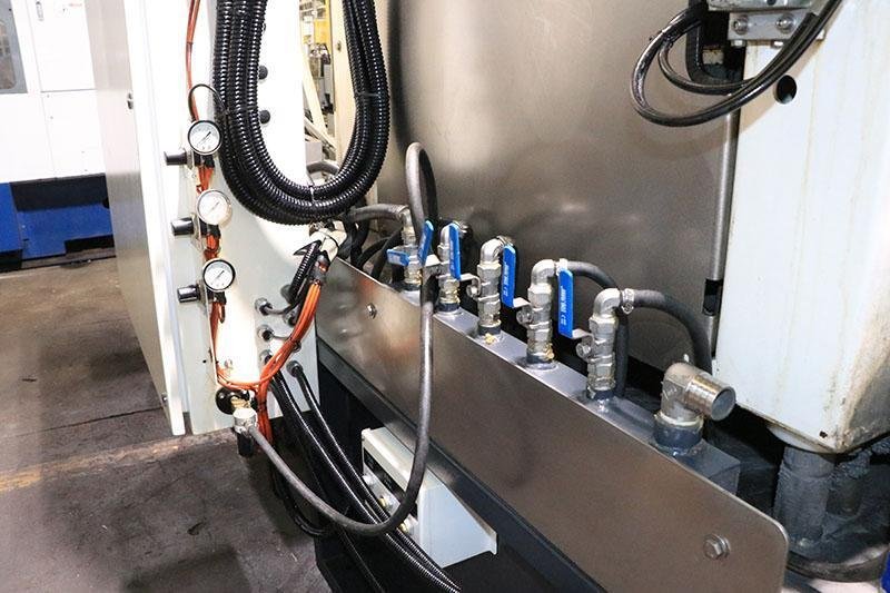 37&quot; TIMESAVERS, LYNX SERIES, WET TWO HEAD BELT GRINDER, DEBURRING &amp; FINISHING, MODEL: LYNX 37MWT-DB-60