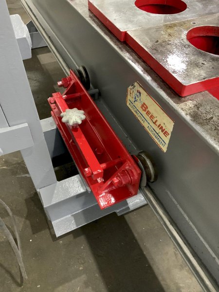 150-TON BEE LINE TRAVEL FRAME HYDRAULIC STRAIGHTENING PRESS: STOCK #80962